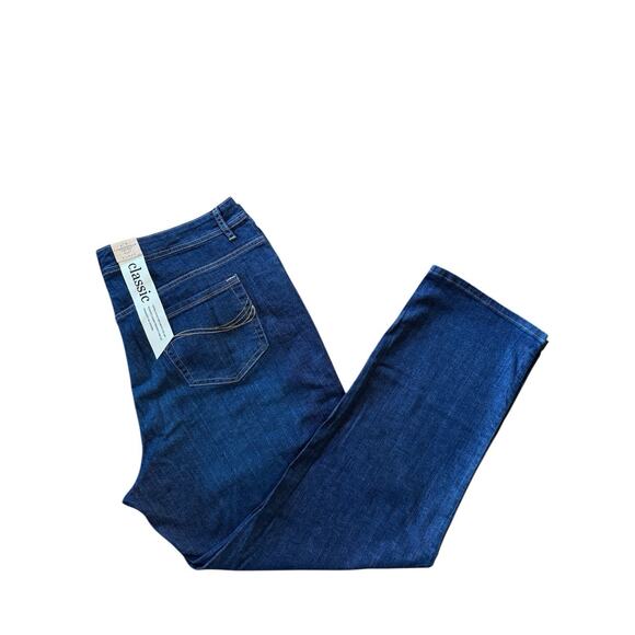 Charter Club Denim - NWT Charter Club Classic Jeans Women's Size 18 W Dark Wash Straight Leg Pants